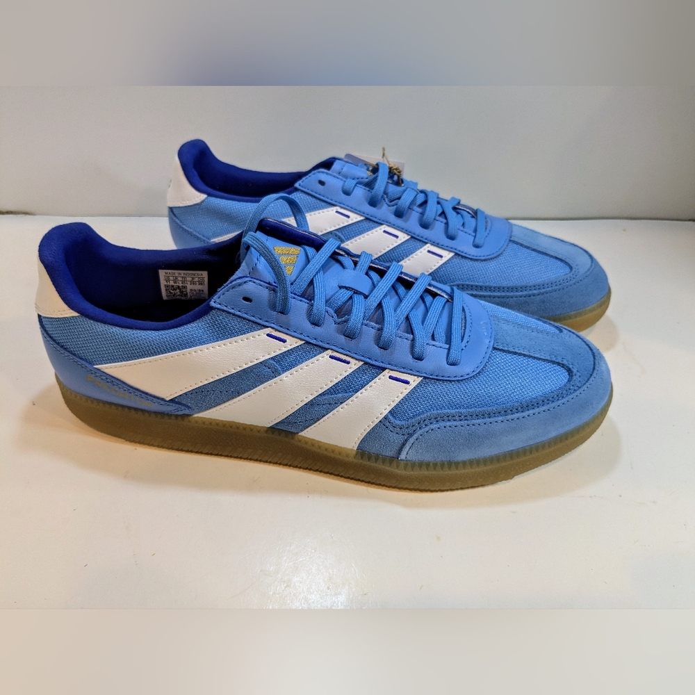 NEW Mens ADIDAS ARGENTINA AFA PREDEDATOR FREESTYLE Blue White SUEDE Soccer Shoes